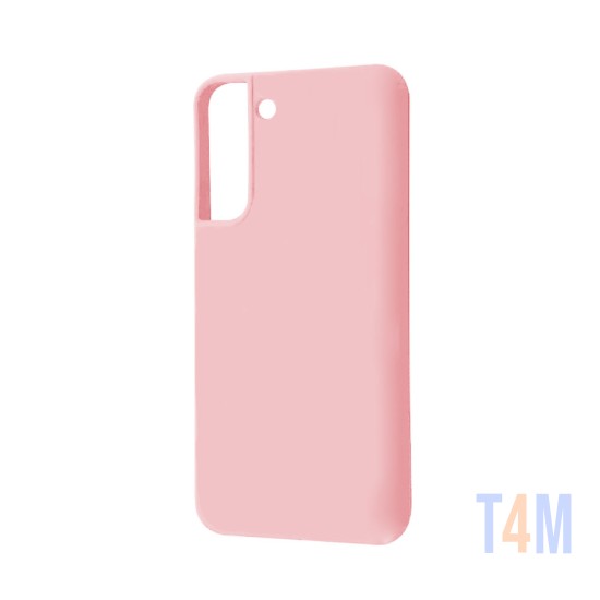 Capa de Silicone para Samsung Galaxy S21 Plus Rosa